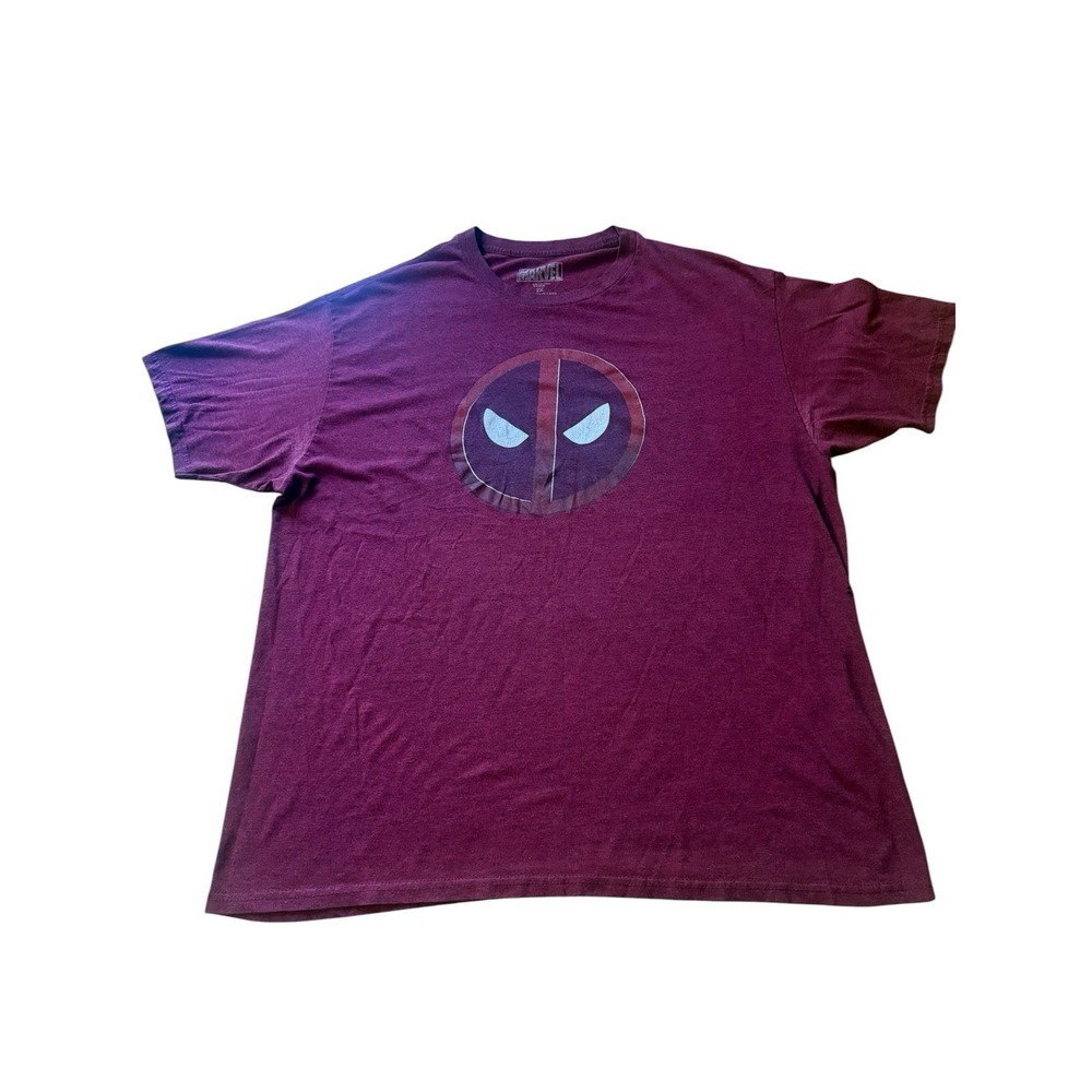 Marvel Deadpool T Shirt Red Men's 2XL